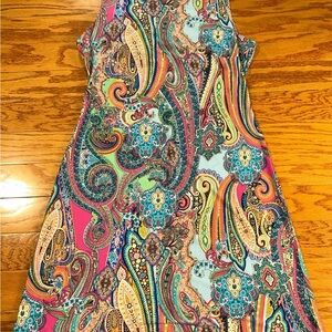 Tommy Hilfiger Paisley Print Midi Dress - Multicolor